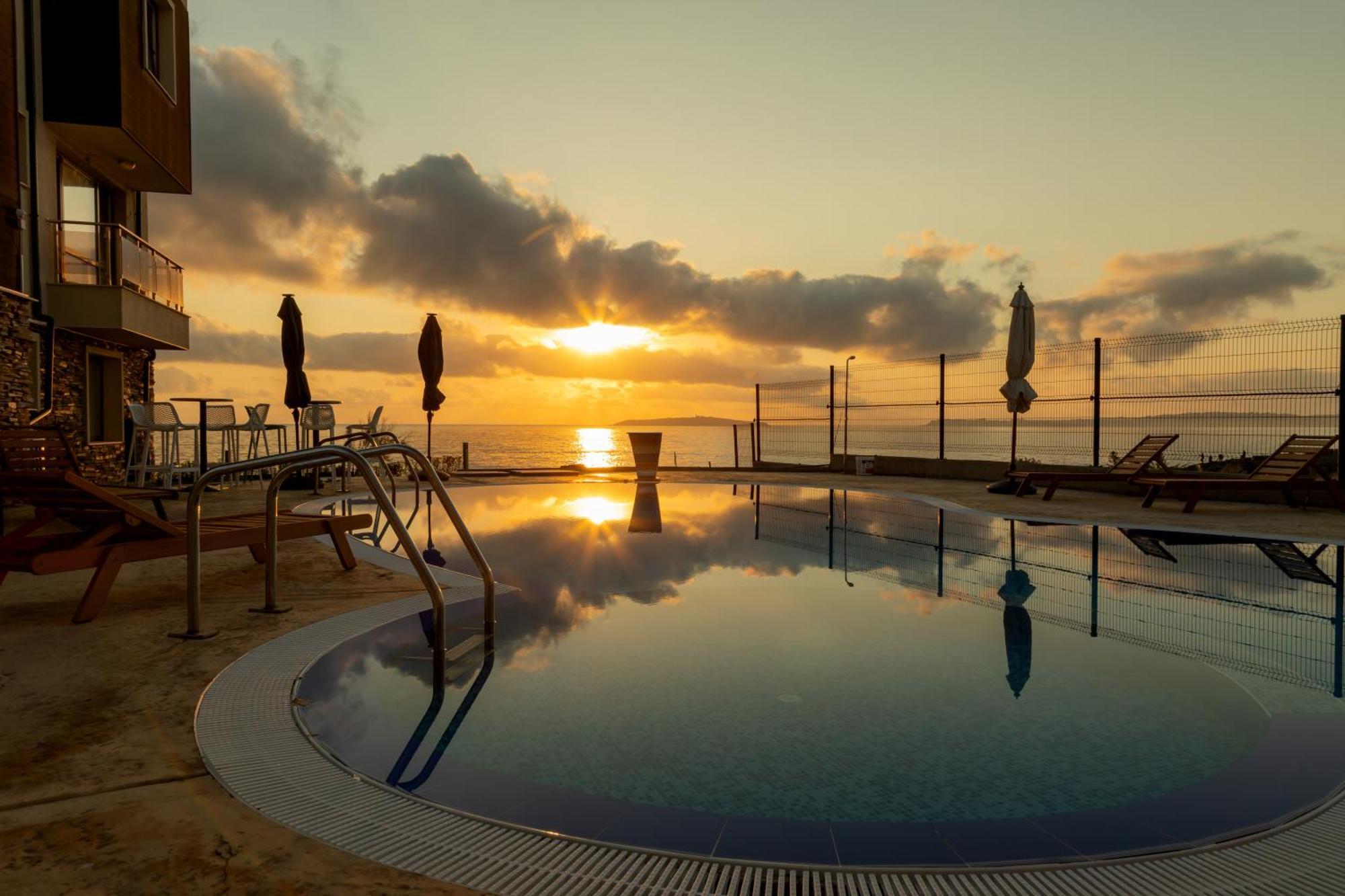 Apartamento Swan Bay Complex Chernomorets Exterior foto